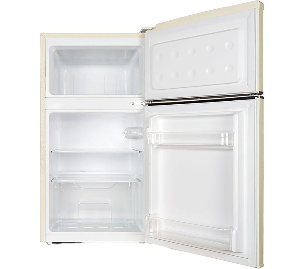 MONTPELLIER Retro MAB2035EC 80/20 Undercounter Fridge Freezer - Cream image number 2 of 4