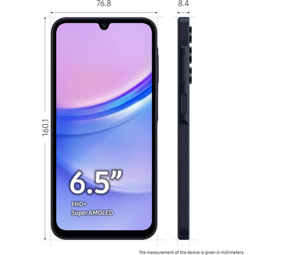 SAMSUNG Galaxy A15 5G - 128 GB, Blue Black image number 7