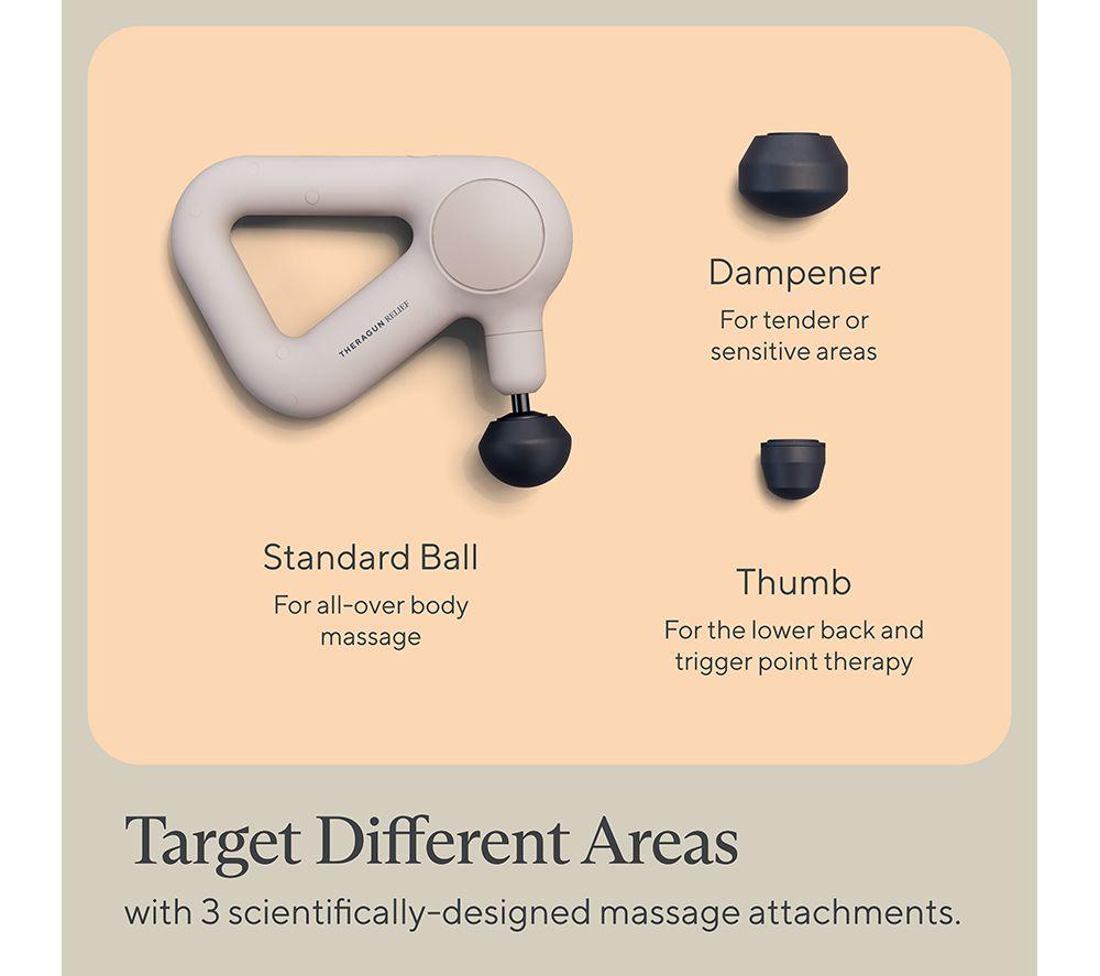THERABODY Theragun Relief Handheld Smart Percussive Therapy Device - Sand image number 6 of 7