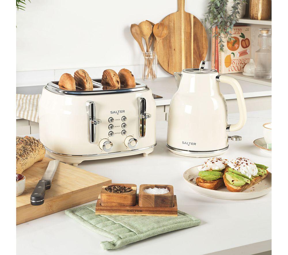 SALTER Retro EK5737CRM Jug Kettle - Cream image number 2 of 6