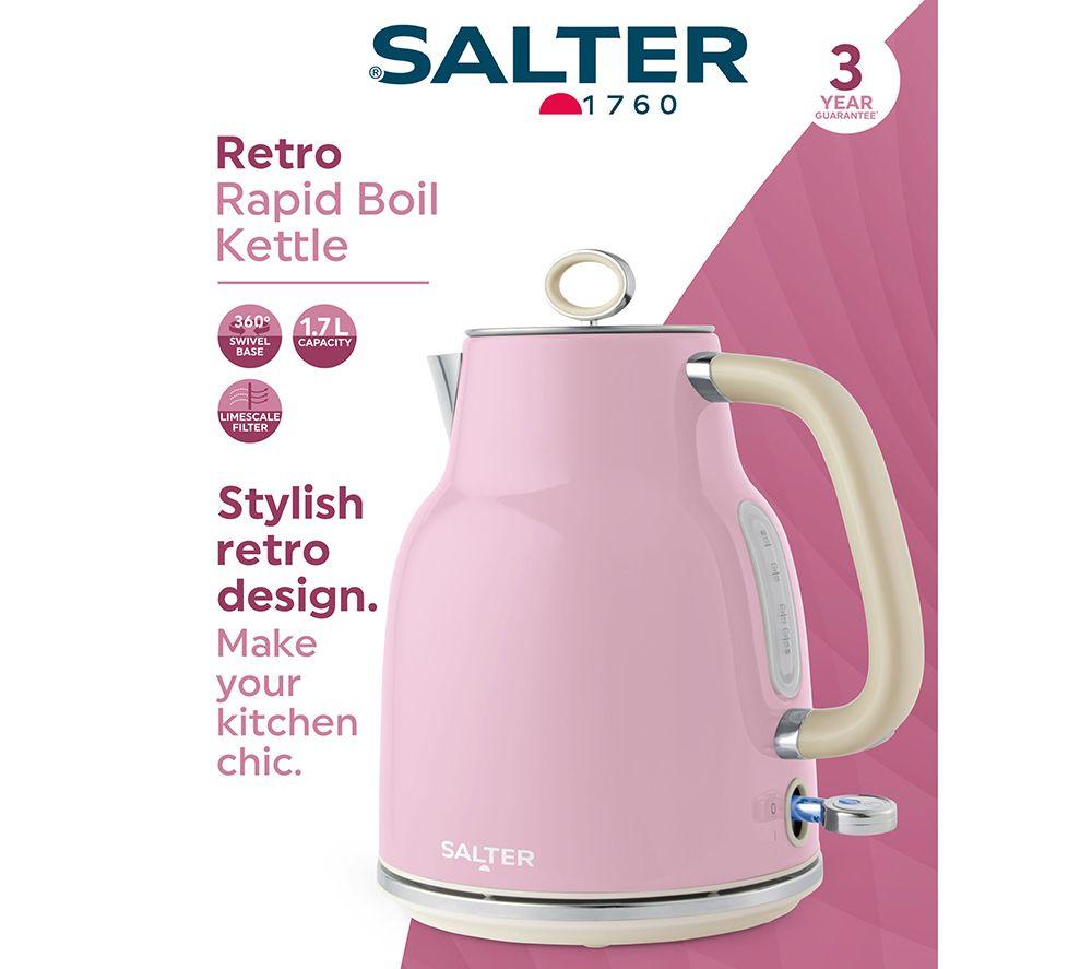 SALTER Retro EK5737PNK Jug Kettle - Pink image number 2 of 7