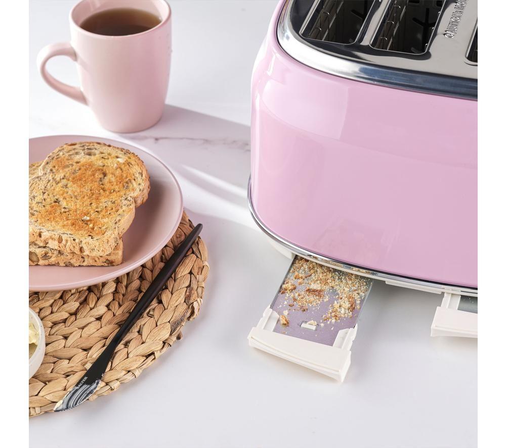 SALTER Retro EK5739PNK 4-Slice Toaster - Pink image number 5 of 6