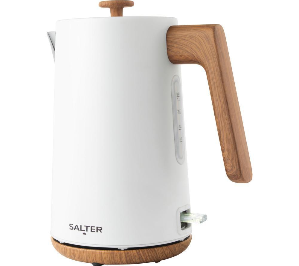 Salter Toronto 1.7L Kettle - White Stainless Steel - Rapid Boil 3000W - Cordless 360° Base - Image 6