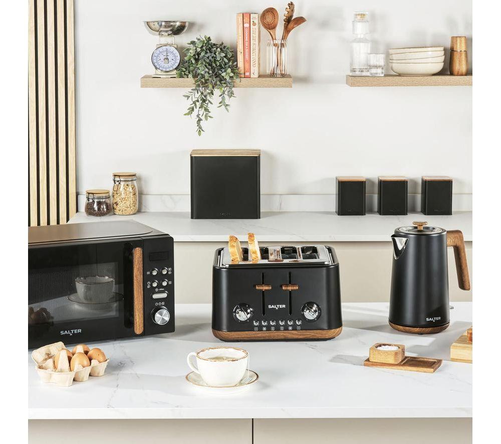SALTER Toronto EK5823BLK 4-Slice Toaster - Black image number 5 of 7