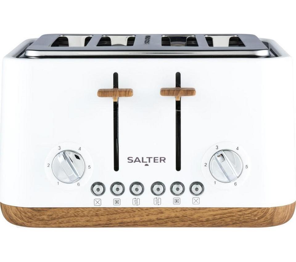 SALTER Toronto EK5823WHT 4-Slice Toaster - White