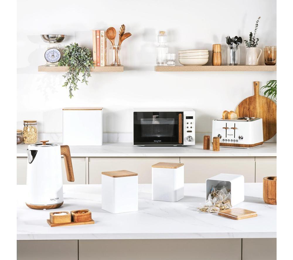 SALTER Toronto EK5823WHT 4-Slice Toaster - White image number 7 of 7