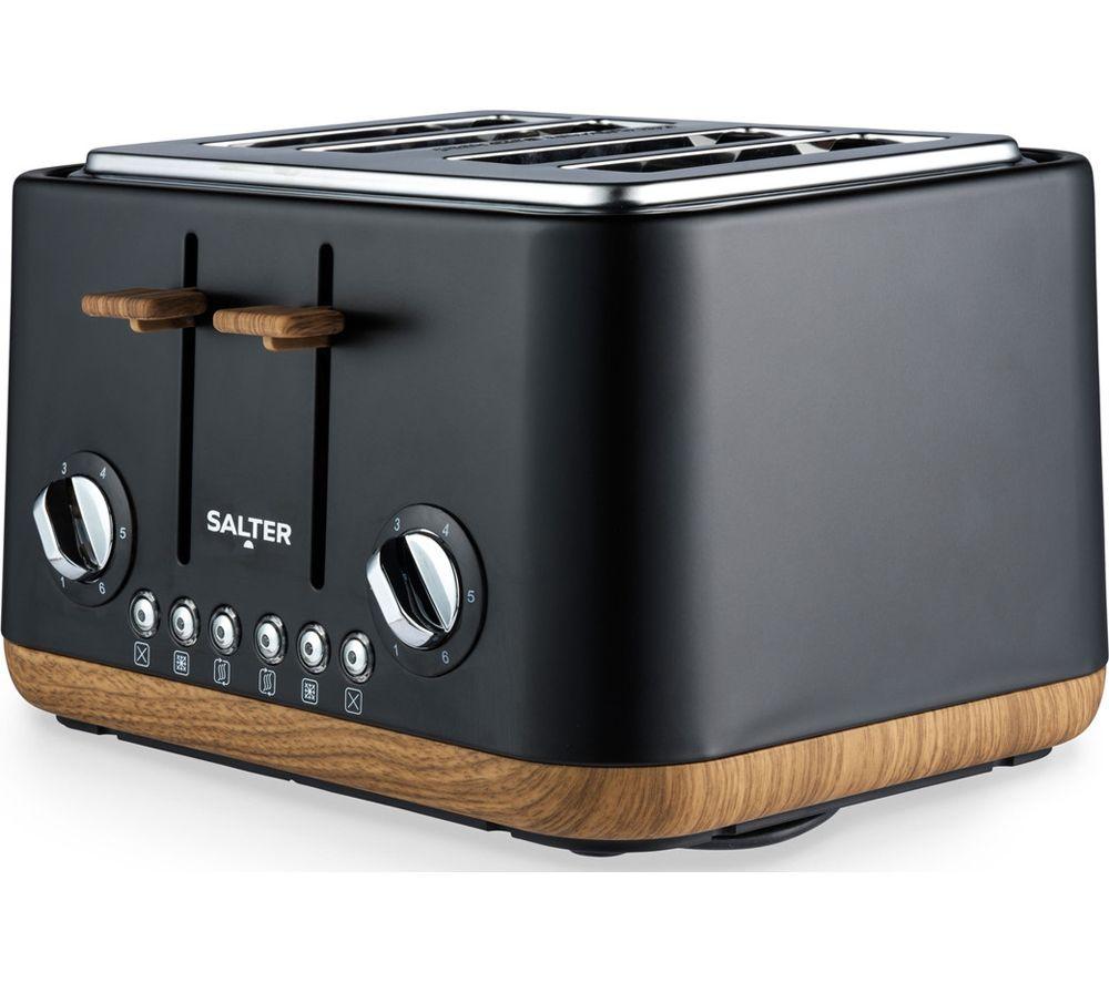 SALTER COMBO-9135 Toronto Jug Kettle & 4-Slice Toaster Bundle - Matt Black image number 6 of 7