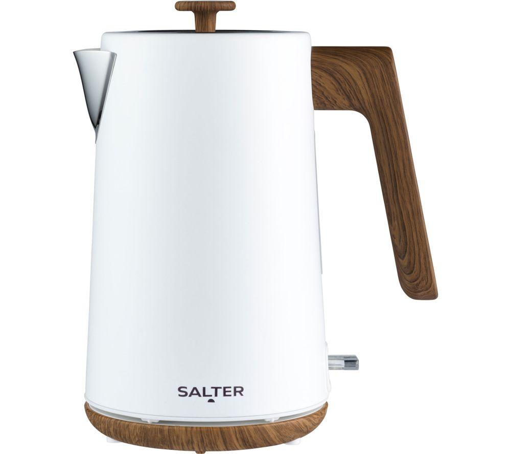 SALTER COMBO-9134 Toronto Jug Kettle & 4-Slice Toaster Bundle - Matt White image number 3 of 10