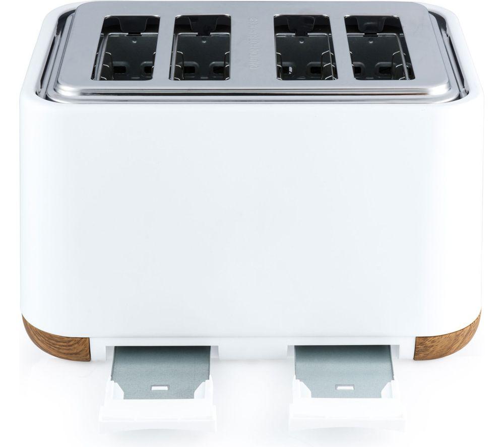 SALTER COMBO-9134 Toronto Jug Kettle & 4-Slice Toaster Bundle - Matt White image number 5 of 10