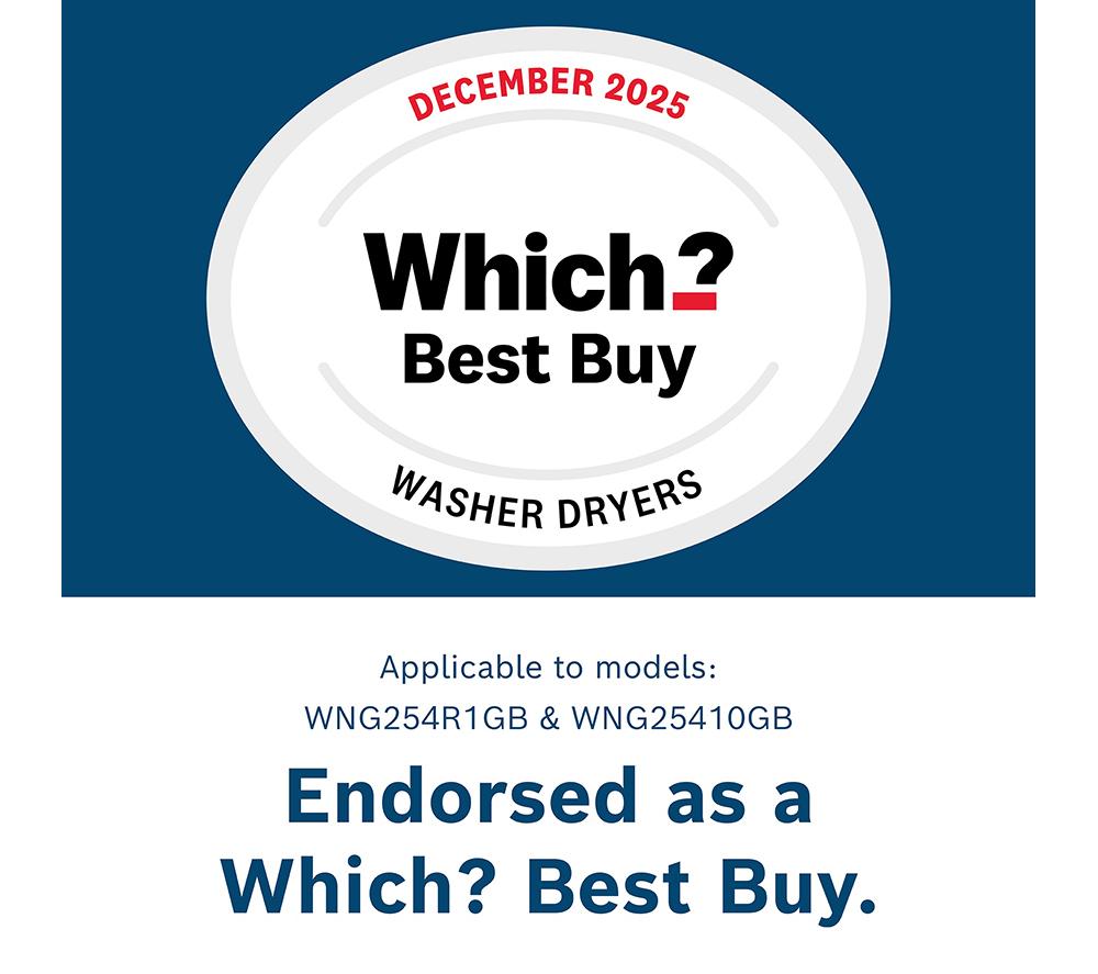 BOSCH Series 6 WNG254R1GB 10.5 kg Washer Dryer - Graphite image number 13 of 13