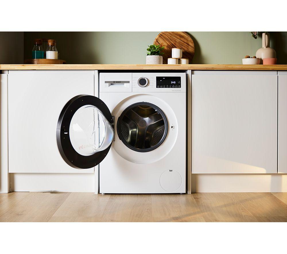 BOSCH Series 6 WNG25401GB AntiStain 10.5 kg Washer Dryer - White image number 3 of 15