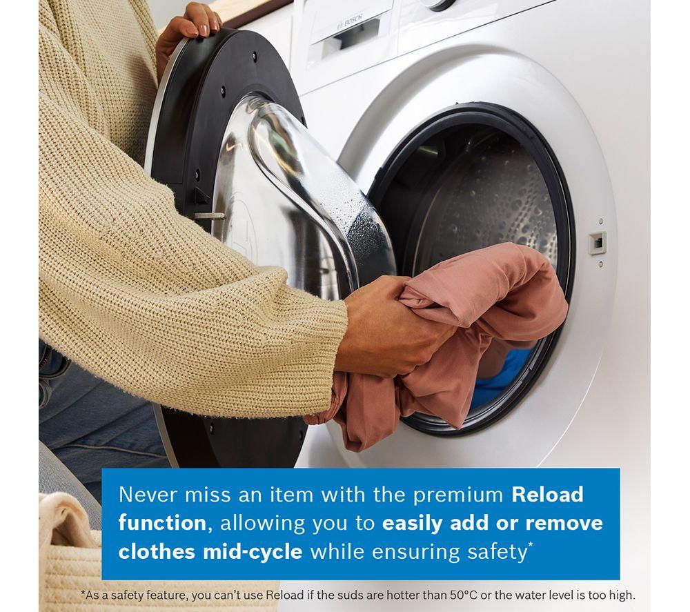 BOSCH Series 6 WNG25401GB AntiStain 10.5 kg Washer Dryer - White image number 10 of 15