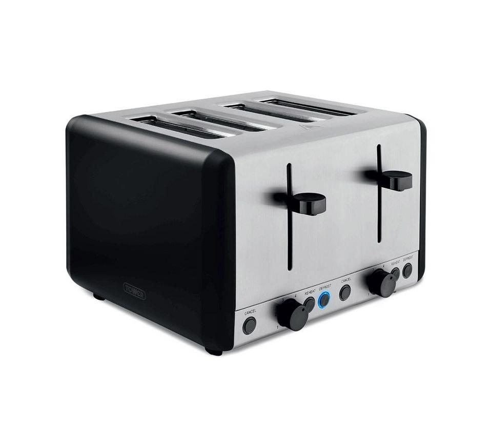 TOWER Sera T20086BLK 4-Slice Toaster - Black