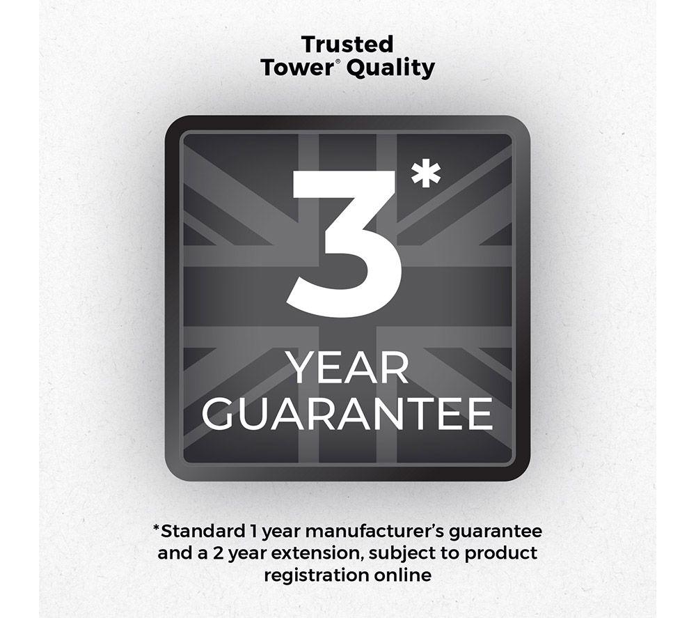 TOWER Sera T20086BLK 4-Slice Toaster - Black image number 9 of 19