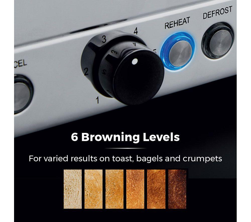 TOWER Sera T20086BLK 4-Slice Toaster - Black image number 13 of 19