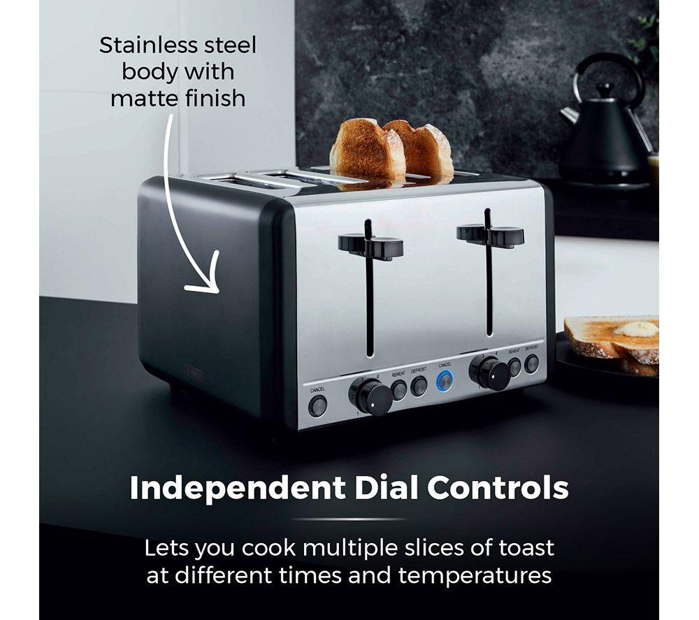 TOWER Sera T20086BLK 4-Slice Toaster - Black image number 15 of 19