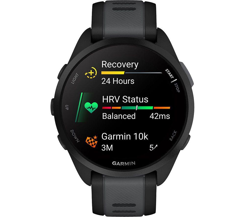 Buy GARMIN Forerunner 165 Sports Watch Black 43 mm Currys