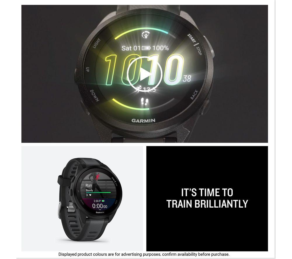 GARMIN Forerunner 165 Sports Watch - Black, 43 mm image number 18 of 18