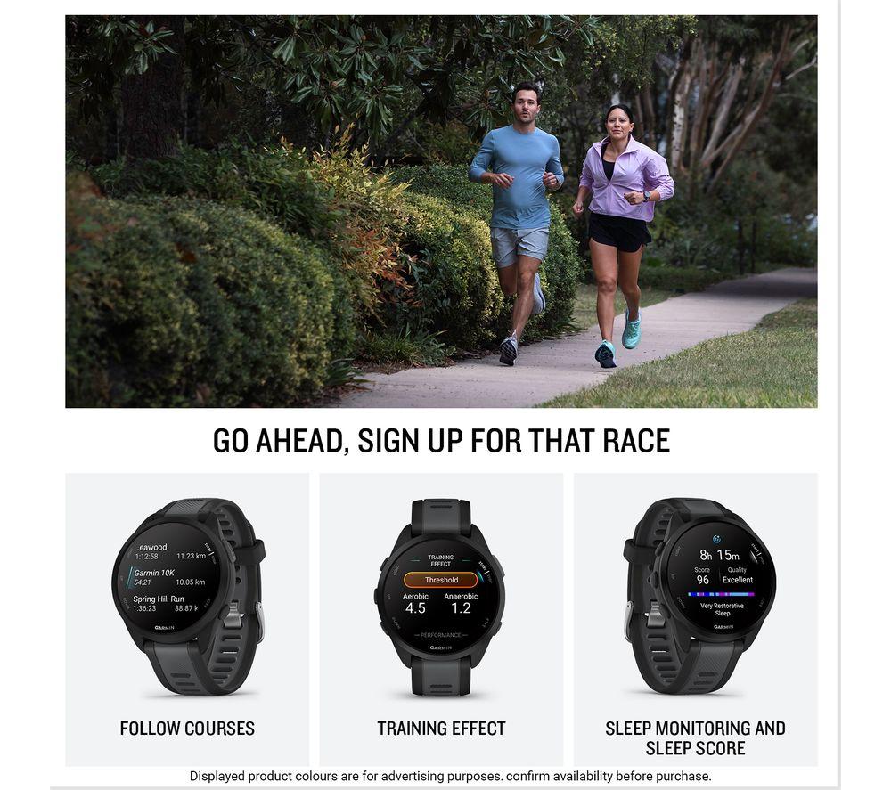 GARMIN Forerunner 165 Sports Watch - Mist Grey, 43 mm image number 14 of 18