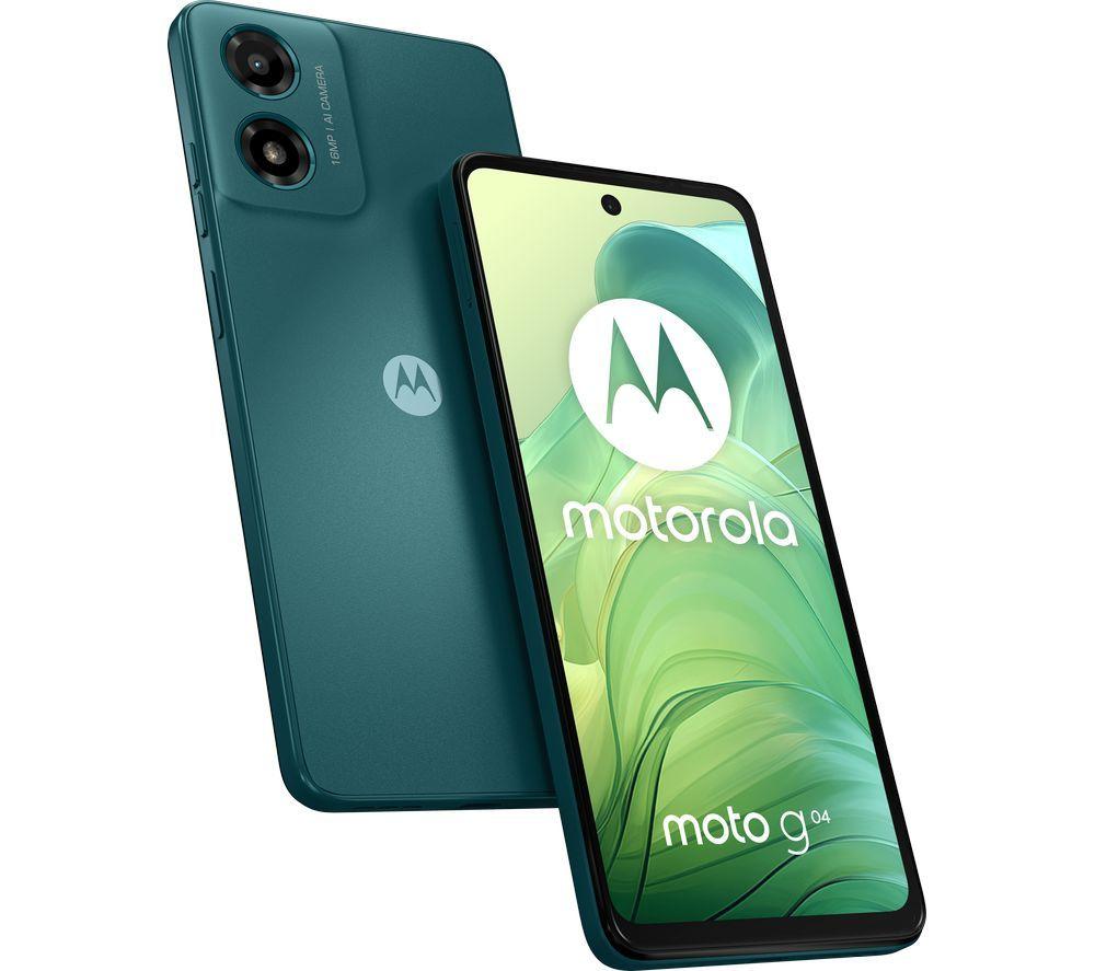 MOTOROLA Moto G04 - 64 GB, Green, Green