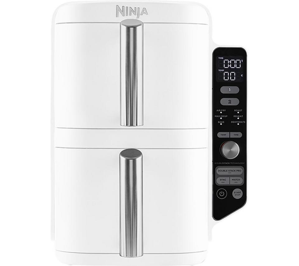 Ninja Double Stack XL 2 Drawer Air Fryer 9.5L \| SL400UK - White