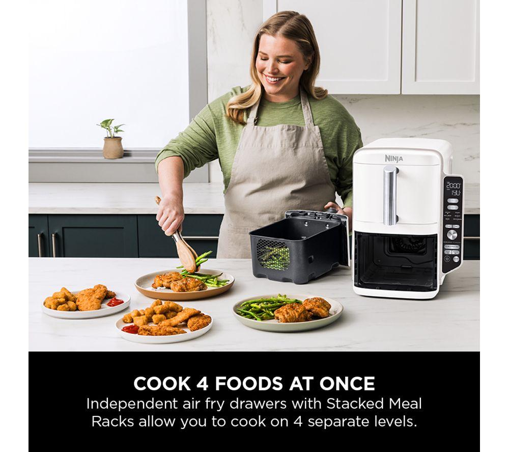 NINJA Double Stack XL SL400UKWH Air Fryer - White image number 4 of 15