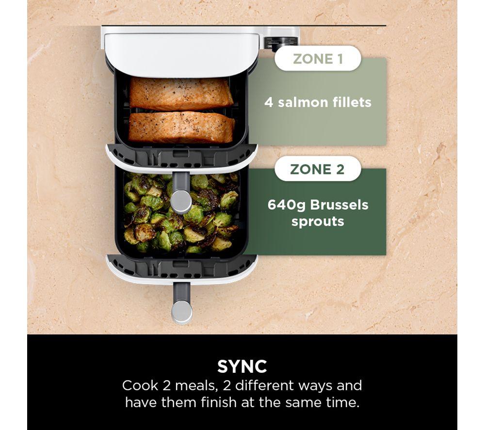 NINJA Double Stack XL SL400UKWH Air Fryer - White image number 7 of 15