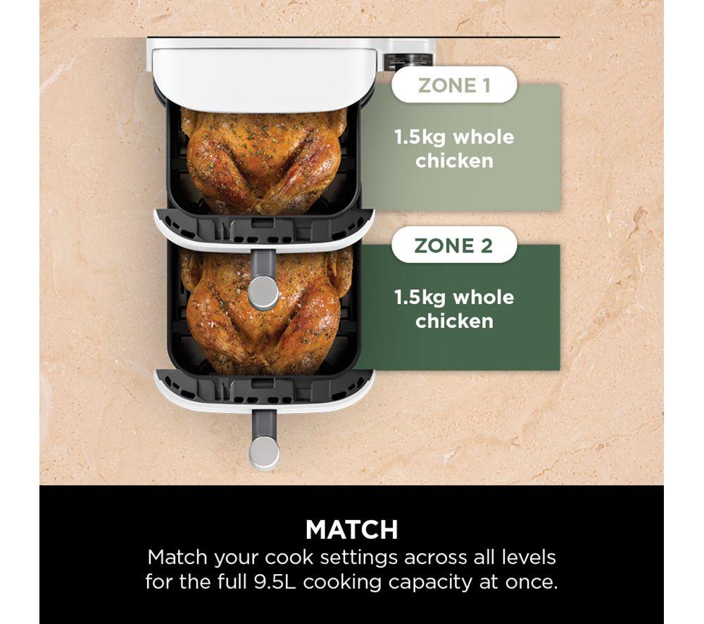 NINJA Double Stack XL SL400UKWH Air Fryer - White image number 8 of 15