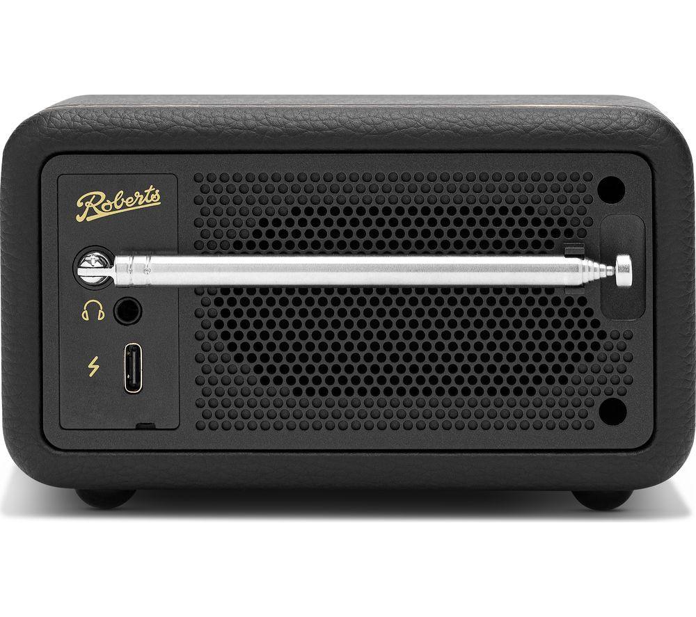 ROBERTS Revival Petite 2 DAB+/FM Retro Bluetooth Radio - Black image number 4 of 4