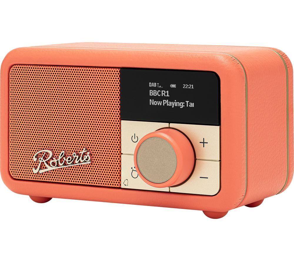 ROBERTS Revival Petite 2 DAB+/FM Retro Bluetooth Radio - Pop Orange image number 4 of 4