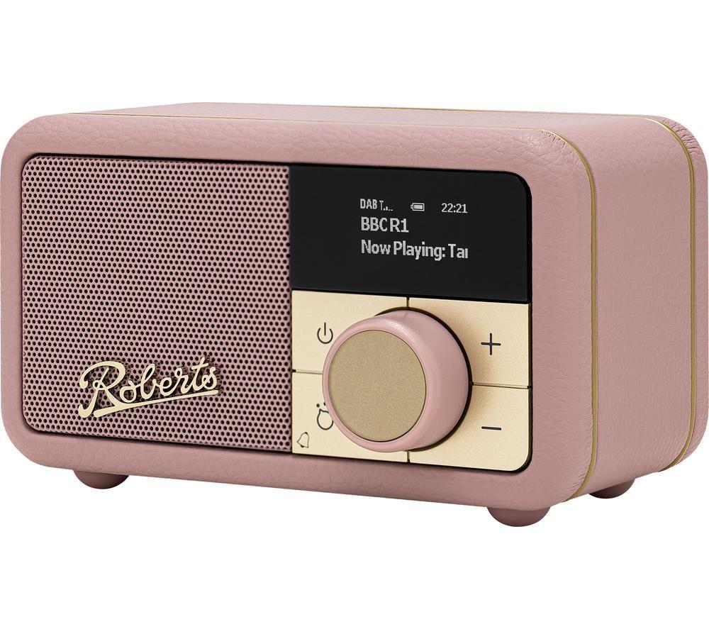 ROBERTS Revival Petite 2 DAB+/FM Retro Bluetooth Radio - Dusky Pink image number 4 of 4