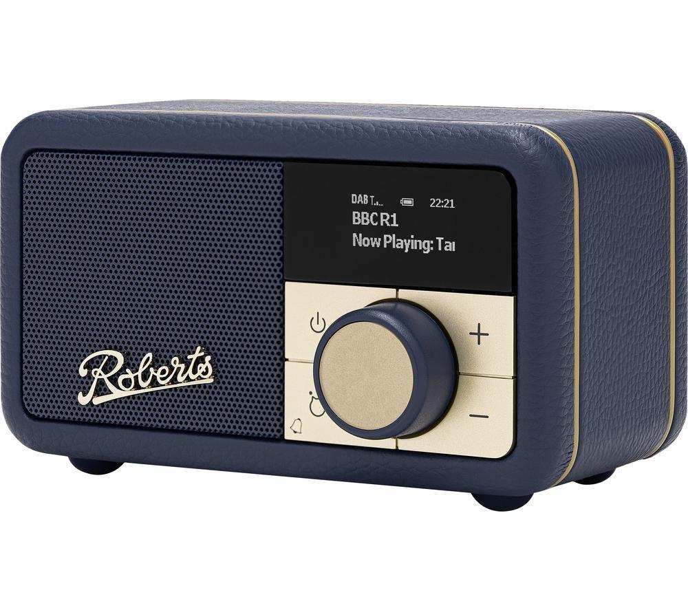 ROBERTS Revival Petite 2 DAB+/FM Retro Bluetooth Radio - Midnight Blue image number 4 of 4