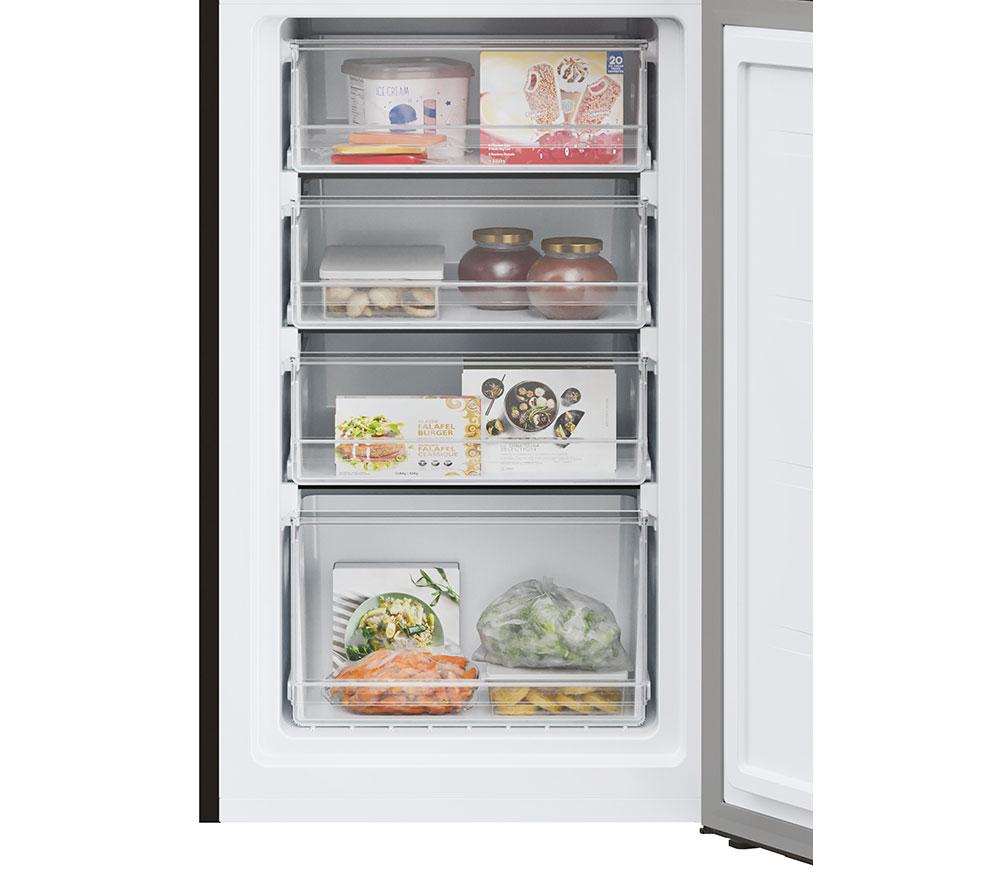 HOOVER HOCT3L517EWBK-1 50/50 Fridge Freezer - Black image number 8 of 12