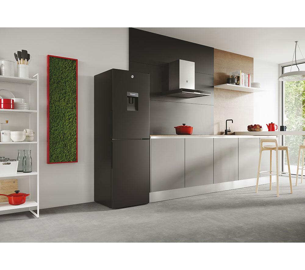 HOOVER HOCT3L517EWBK-1 50/50 Fridge Freezer - Black image number 11 of 12