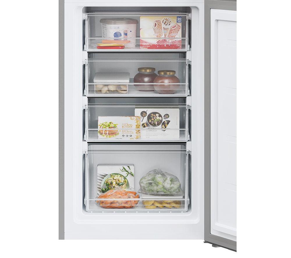 HOOVER HOCT3L517EWSK-1 50/50 Fridge Freezer - Silver image number 8 of 12