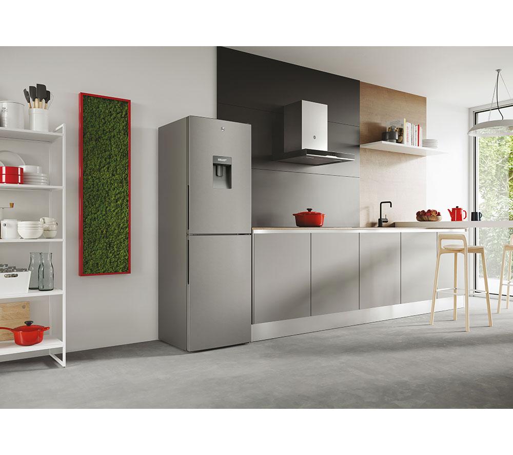 HOOVER HOCT3L517EWSK-1 50/50 Fridge Freezer - Silver image number 11 of 12