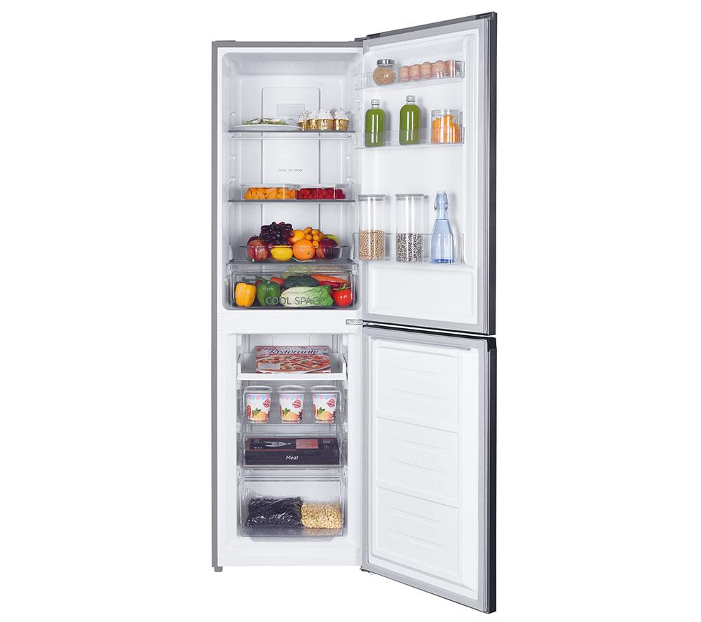 HOOVER HOCH1T518EXK 50/50 Fridge Freezer - Silver image number 3 of 10
