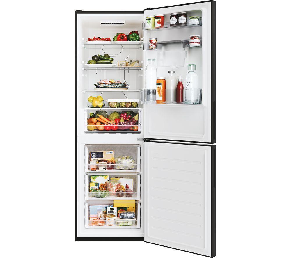 HOOVER HOCE4T618EWBK Smart 60/40 Fridge Freezer - Black image number 2 of 12