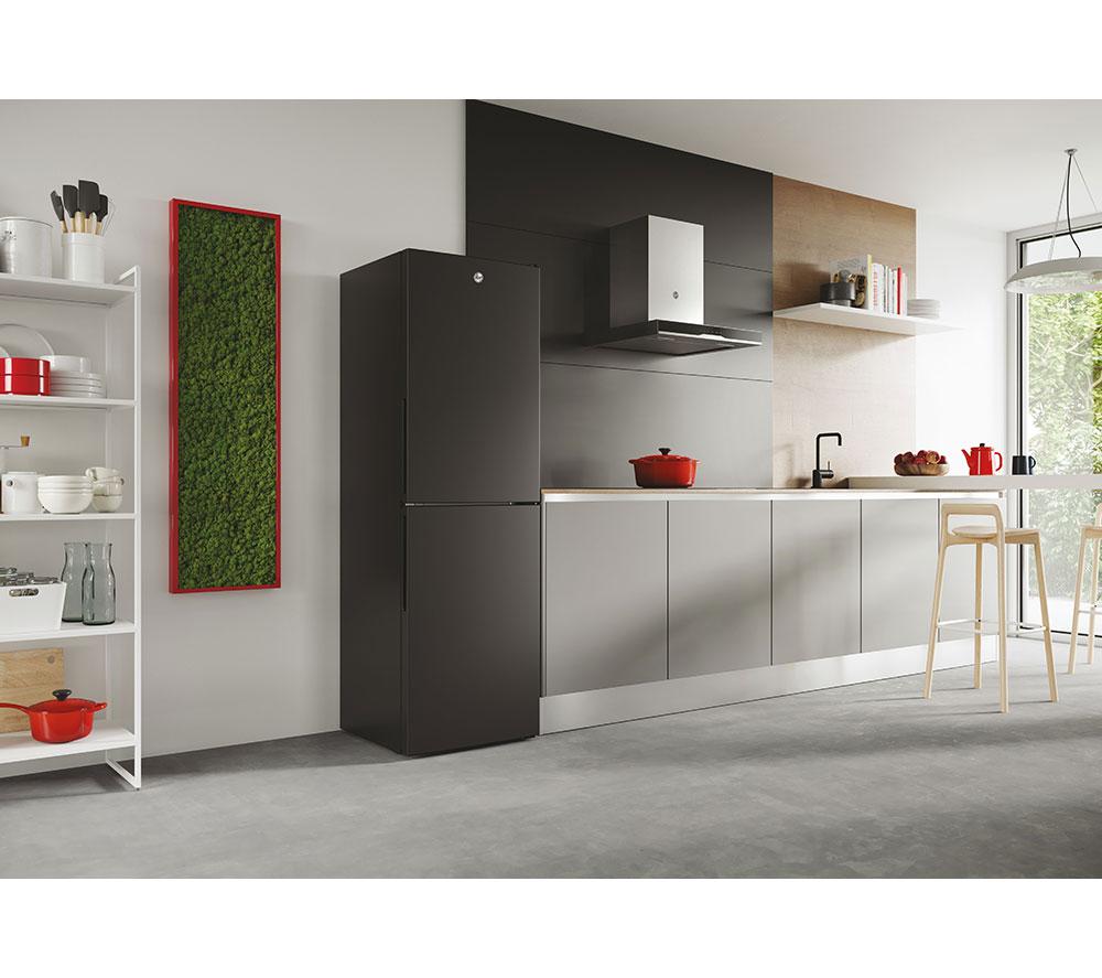 HOOVER HOCT3L517EBK 50/50 Fridge Freezer - Black image number 10 of 11