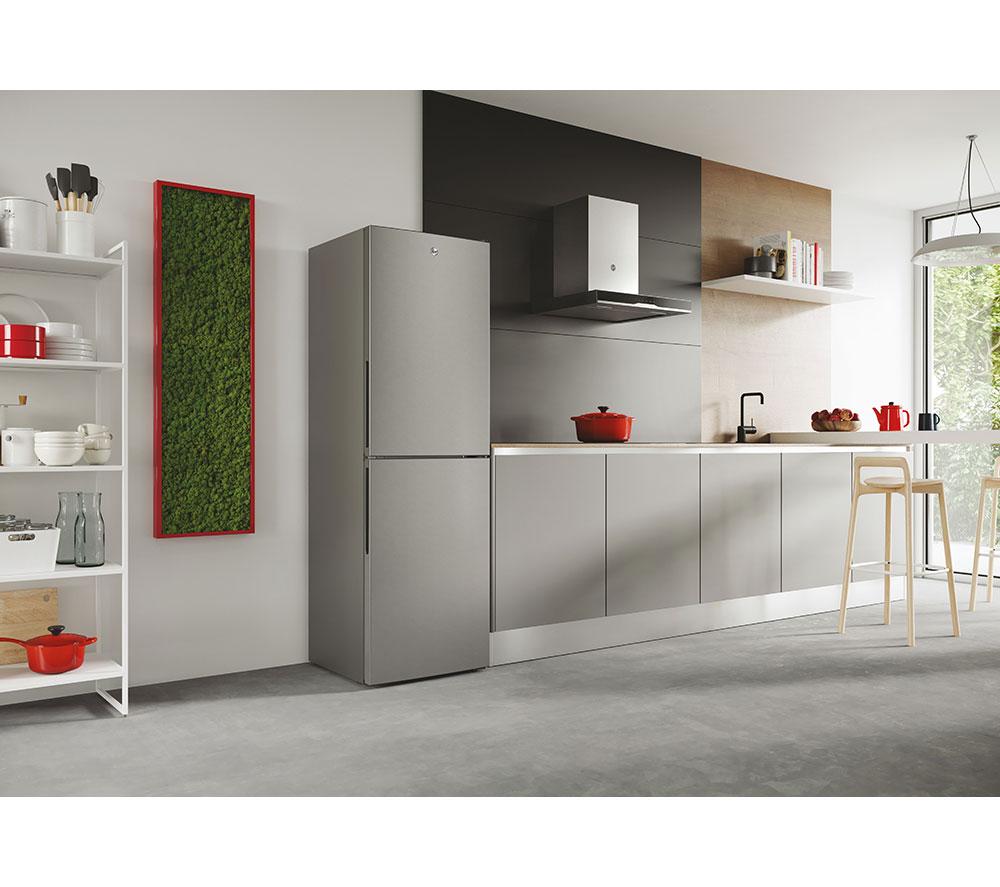 HOOVER HOCT3L517ESK-1 50/50 Fridge Freezer - Silver image number 10 of 11