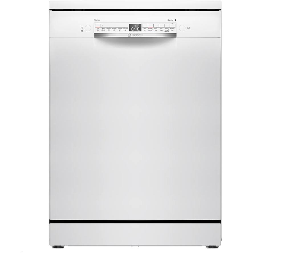 BOSCH Series 2 SMS2HVW67G Full-size WiFi-enabled Dishwasher - White, White