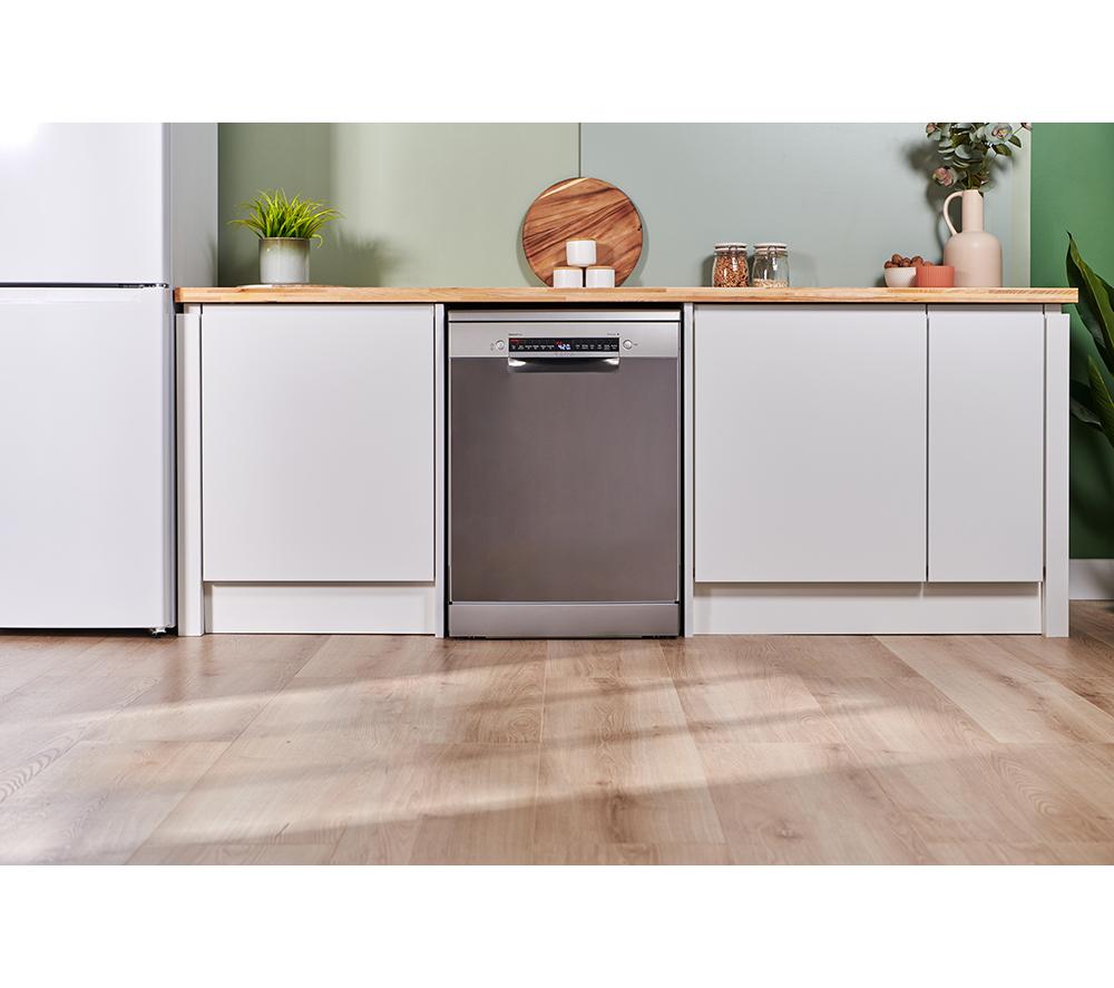 BOSCH Series 4 SMS4EKI06G Full-size Dishwasher - Silver image number 2 of 17