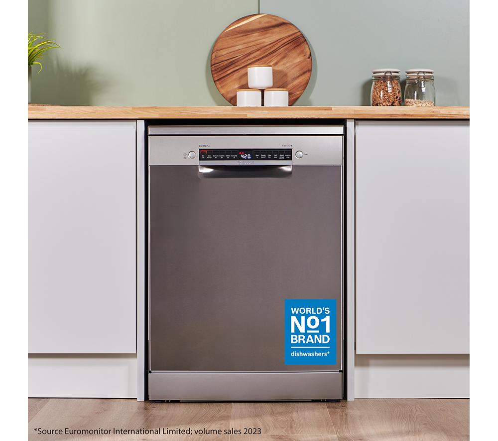 BOSCH Series 4 SMS4EKI06G Full-size Dishwasher - Silver image number 6 of 17