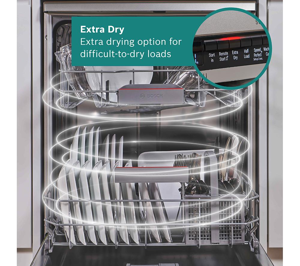 BOSCH Series 4 SMS4EKI06G Full-size Dishwasher - Silver image number 7 of 17