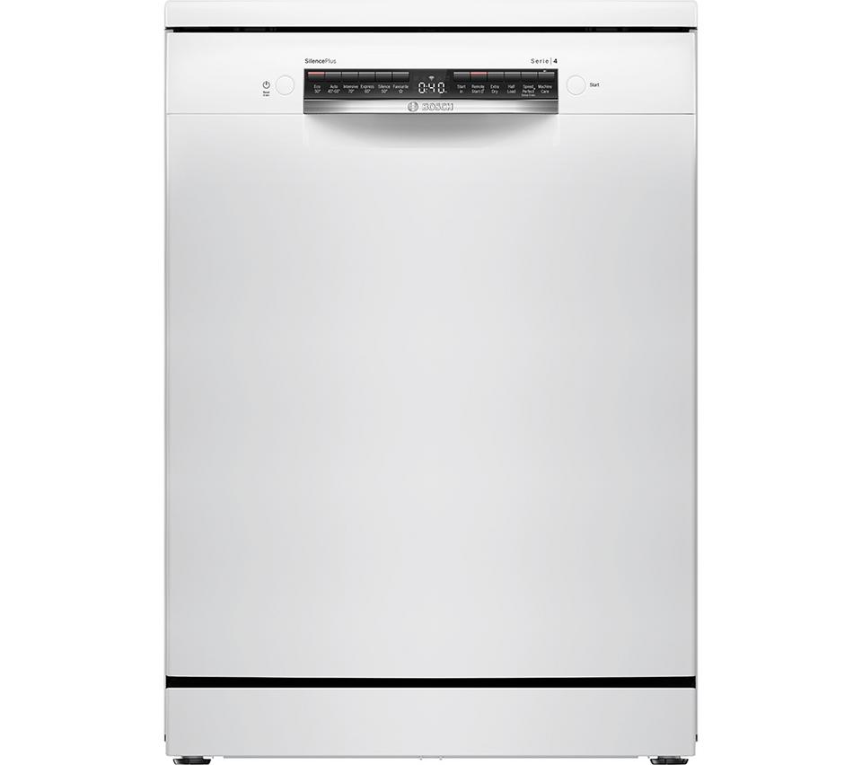 BOSCH Series 4 SMS4EKW06G Full-size WiFi-enabled Dishwasher - White