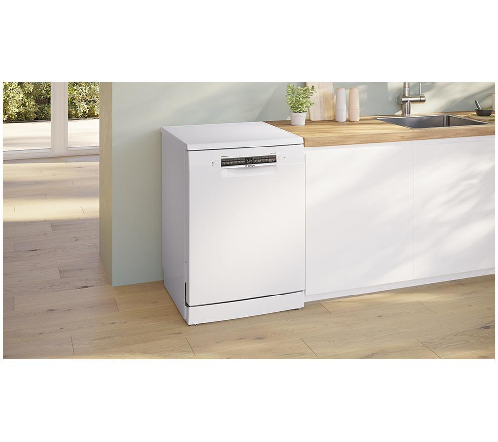 BOSCH Series 4 SMS4EKW06G Full-size WiFi-enabled Dishwasher - White image number 3 of 21
