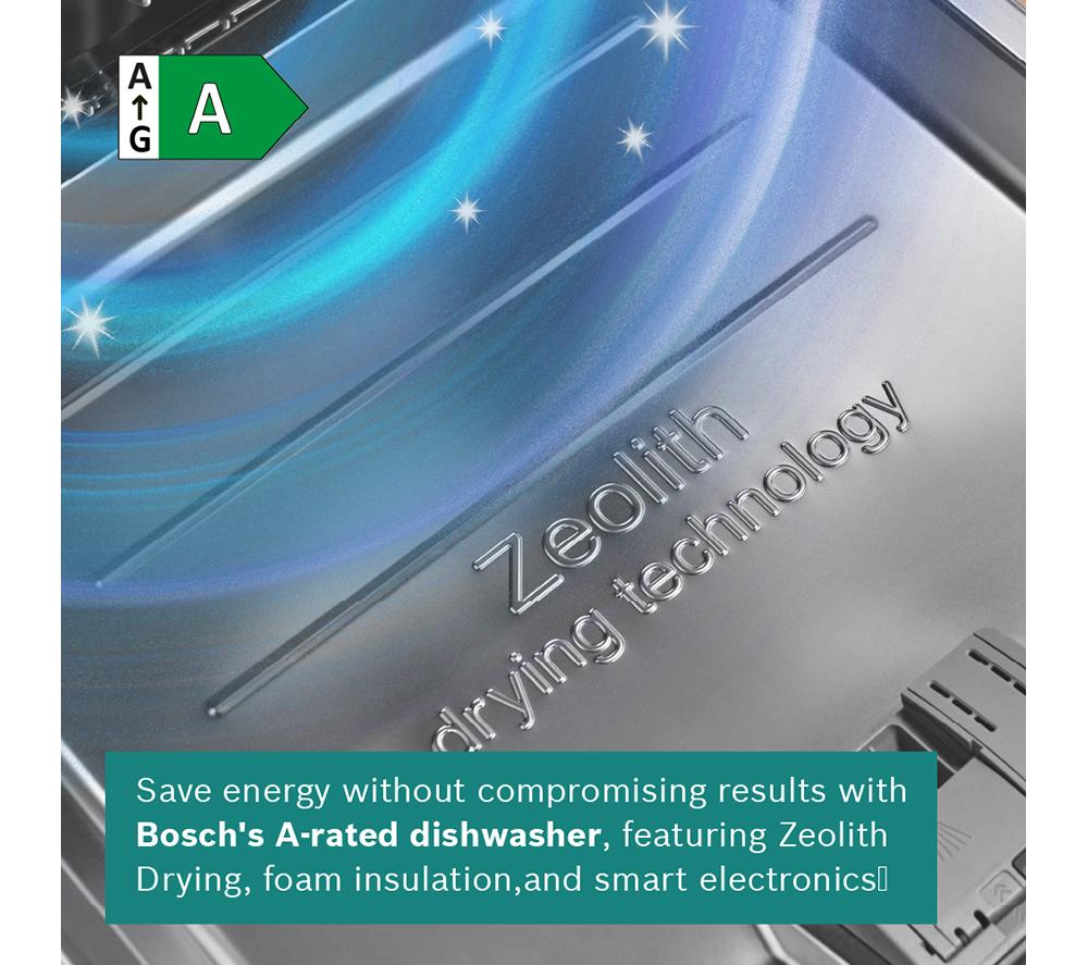 BOSCH Series 6 PerfectDry SMS6TCI01G Full-size WiFi-enabled Dishwasher - Silver Inox image number 2 of 20