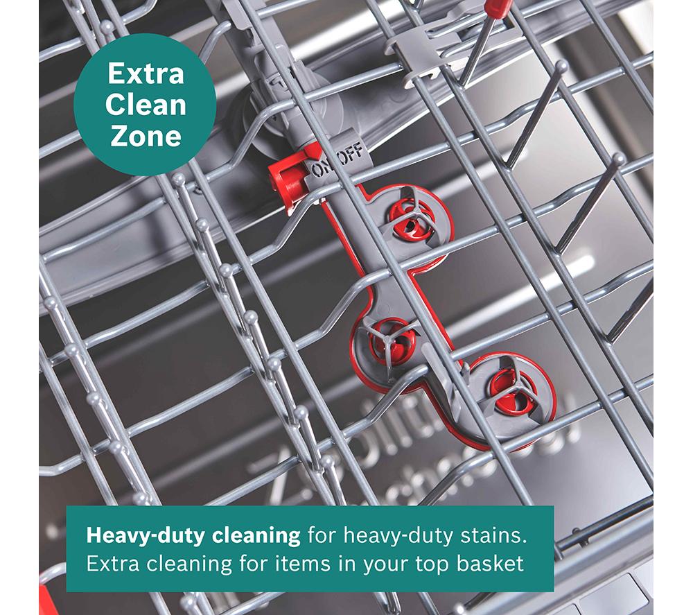 BOSCH Series 6 PerfectDry SMS6TCI01G Full-size WiFi-enabled Dishwasher - Silver Inox image number 3 of 20