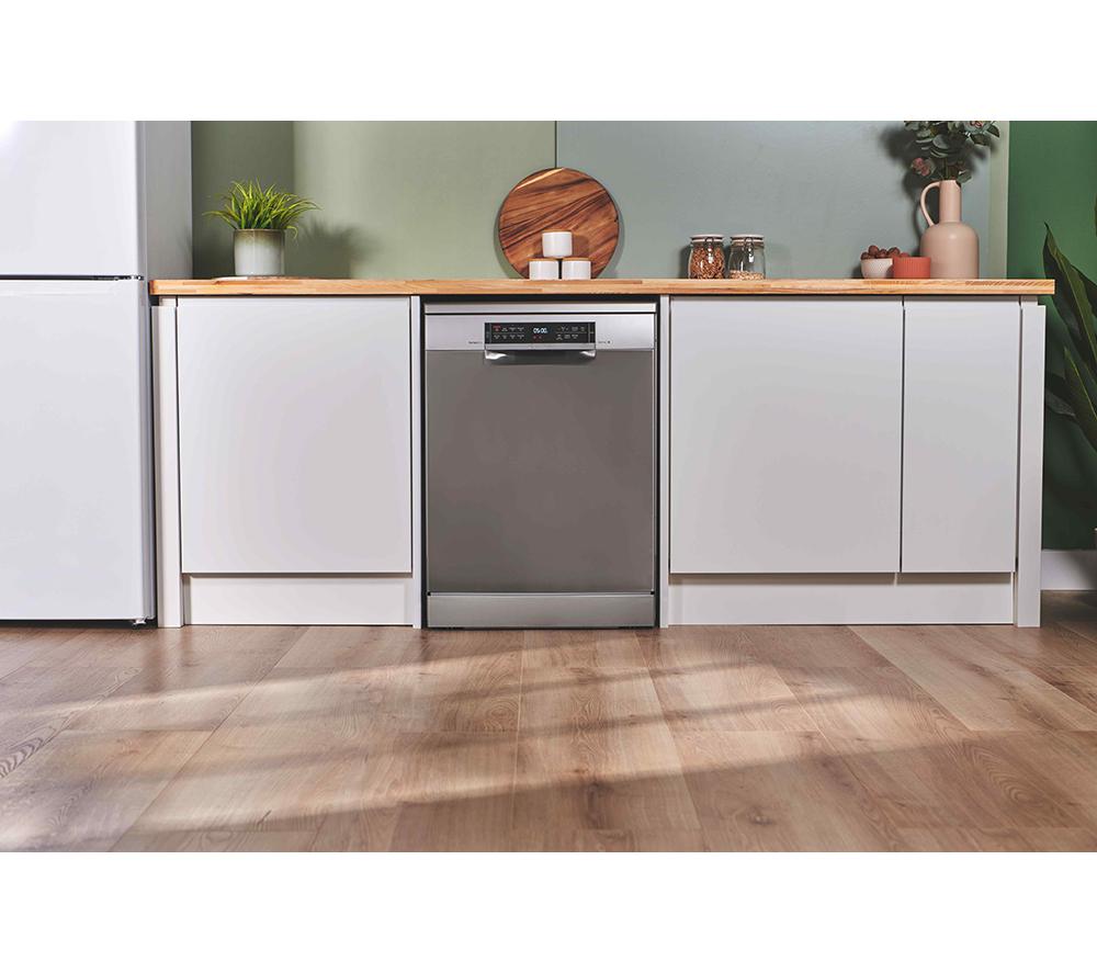 BOSCH Series 6 PerfectDry SMS6TCI01G Full-size WiFi-enabled Dishwasher - Silver Inox image number 15 of 20