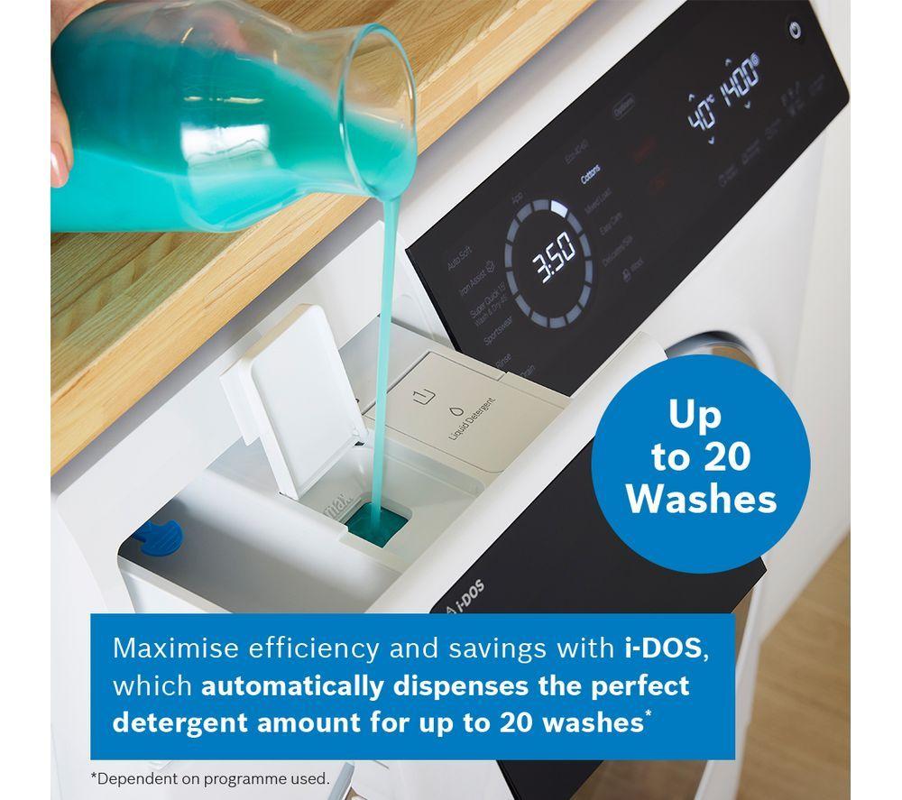 BOSCH Series 8 i-DOS WNC25410GB 10.5 kg Washer Dryer - White image number 8 of 16